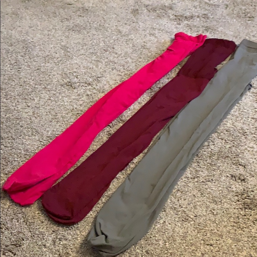 Set of 3 colorful stockings